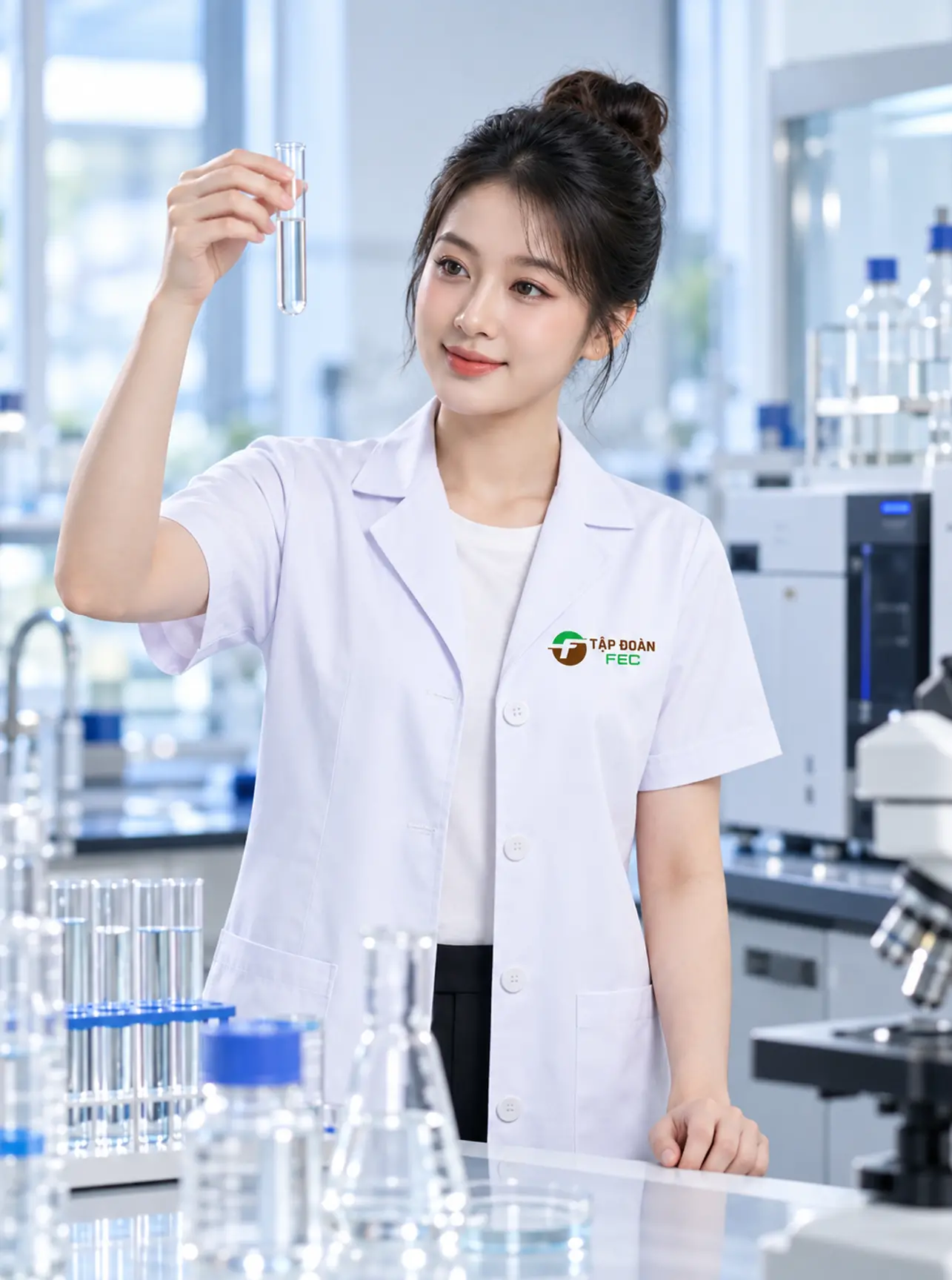 Chuyên viên phòng thí nghiệm kiểm nghiệm nước FEC